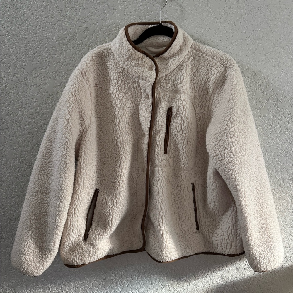 Ava & Viv Sherpa Button Up - image 1